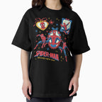 Dynamic Web Swinging Hero In Vintage Comic Style Art