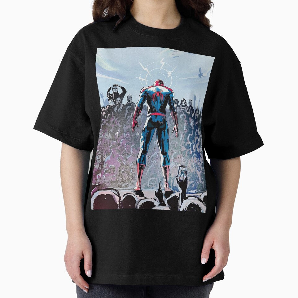 Spider-Man Brand New Day Heroic Crowd Comic Art