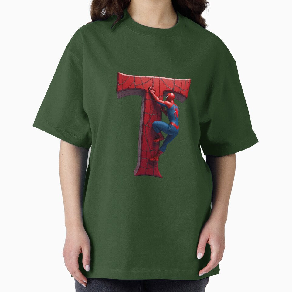 Spiderman Monogram Letter T