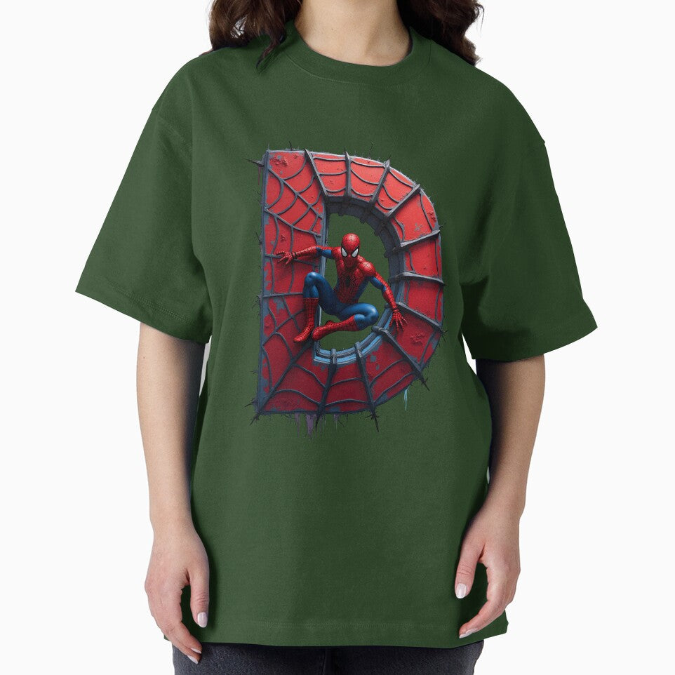 Spiderman Monogram Letter D