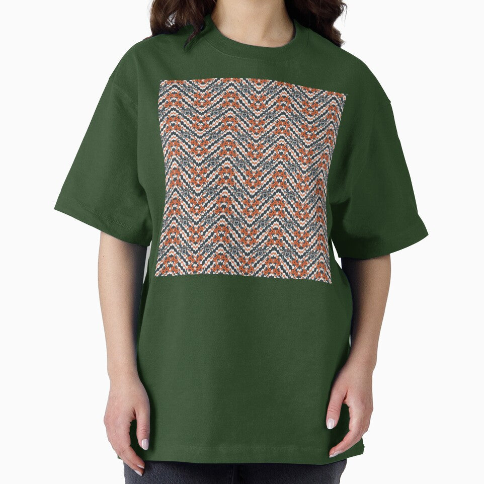 Spider pattern 32s Chiffon Top