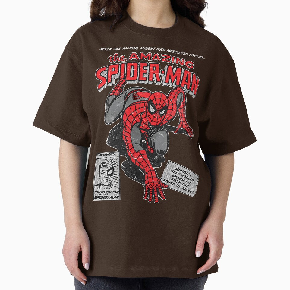 Amazing Web Hero Vintage Comic Style Action Superhero Retro