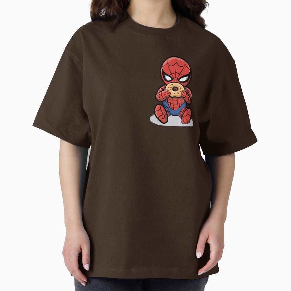 Baby Spider Bagel Break - Trendy Hilarious Comic Spider Art Eating Food Meme Cartoon Costume