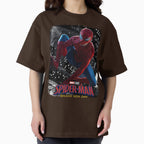 Vintage Comic Style Web Swinging Hero Dynamic Art