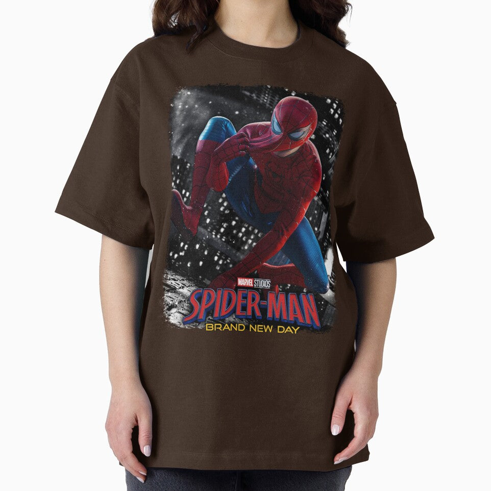 Vintage Comic Style Web Swinging Hero Dynamic Art