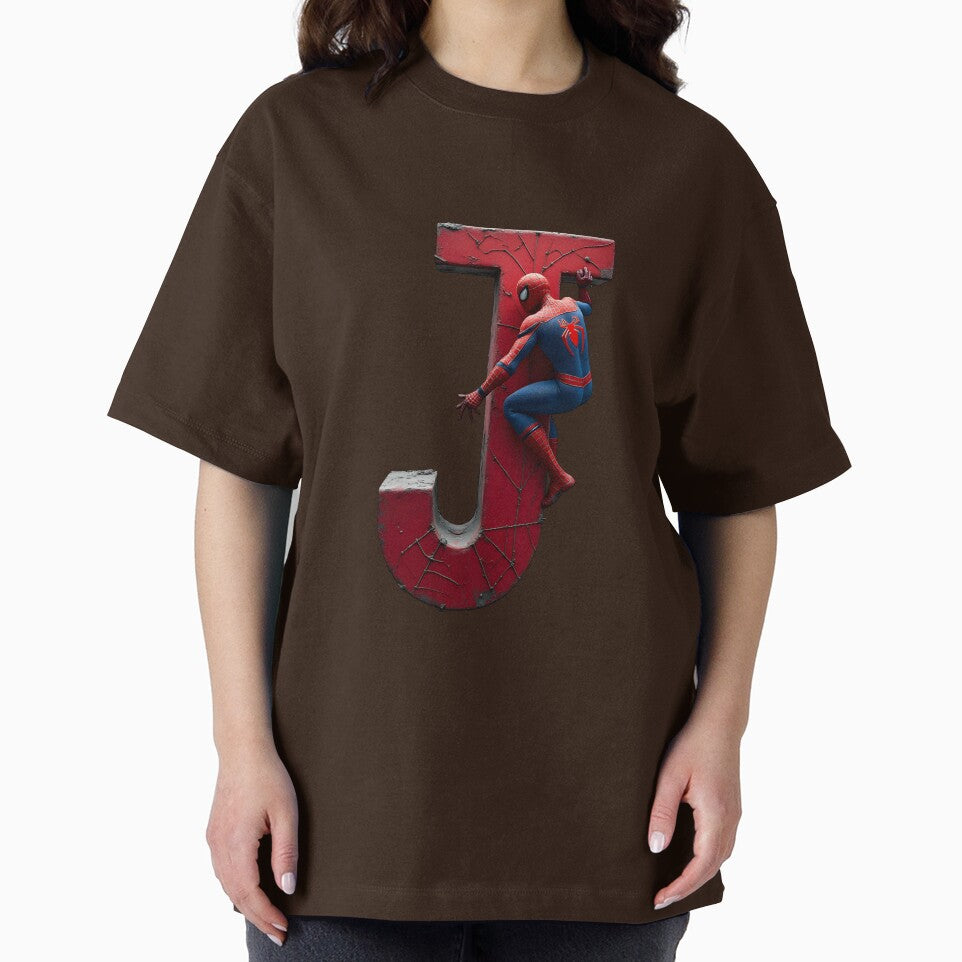 Spiderman Monogram Letter J