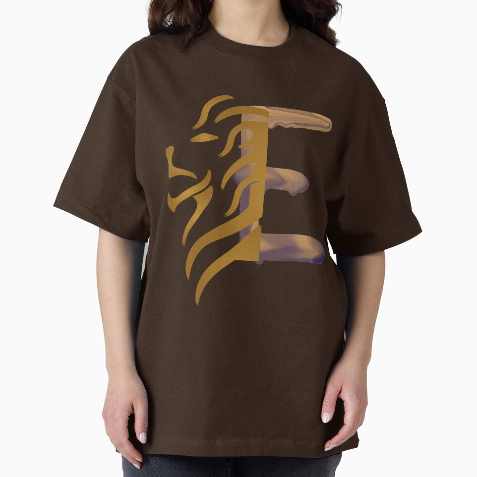 Letters E lion