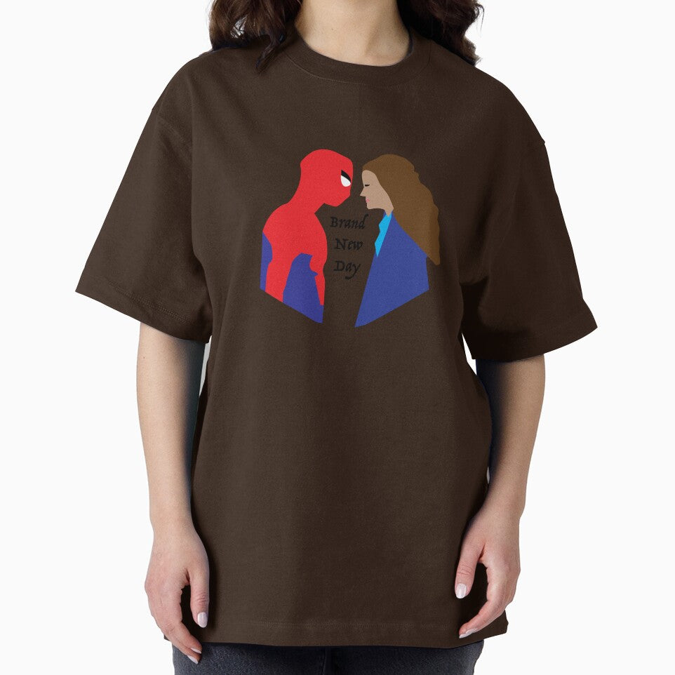 Peter and MJ Brand New Day Color Block Sticker Spiderman