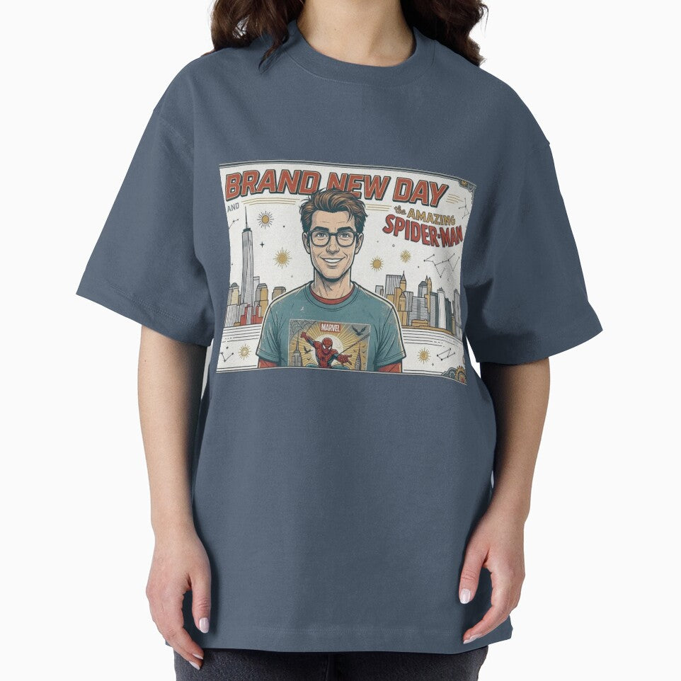 Spider-Man Brand New day Peter Parker Aesthetic Graphic Tee