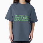 "With Great Power Comes Great Responsibilty" Inspirational Quote Green Triangular Mosaic Design