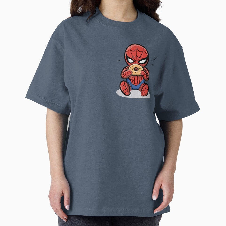 Baby Spider Bagel Break - Trendy Hilarious Comic Spider Art Eating Food Meme Cartoon Costume