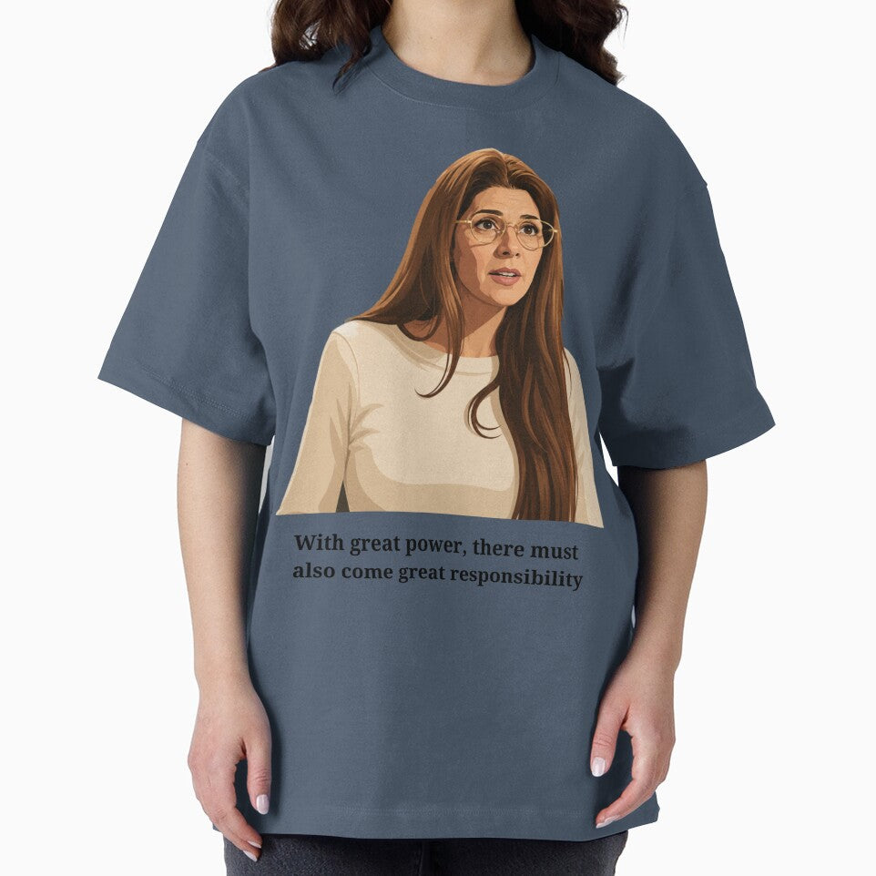 Aunt May spiderman inspired vector art | Inspirational Responsibility Typography | Comic Inspired Design