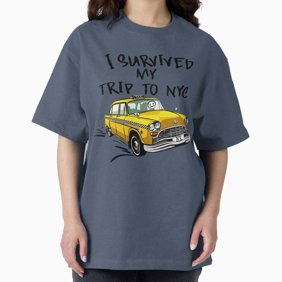 I Survived My Trip To NYC, New York City Spider Tom Yellow Taxi Meme Gift Funny, Vintage Style Gamer Cult Movie Music