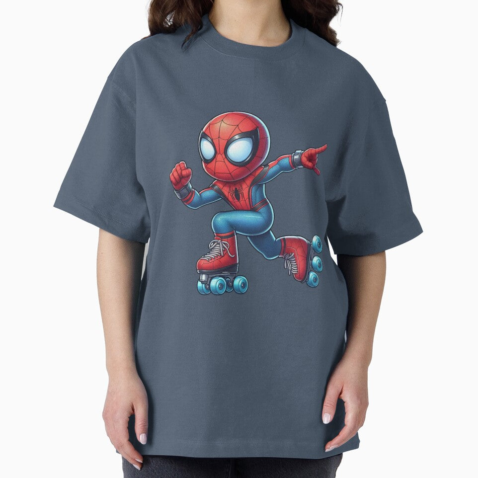 Spider-Man Roller Skating Fun Retro Aesthetic