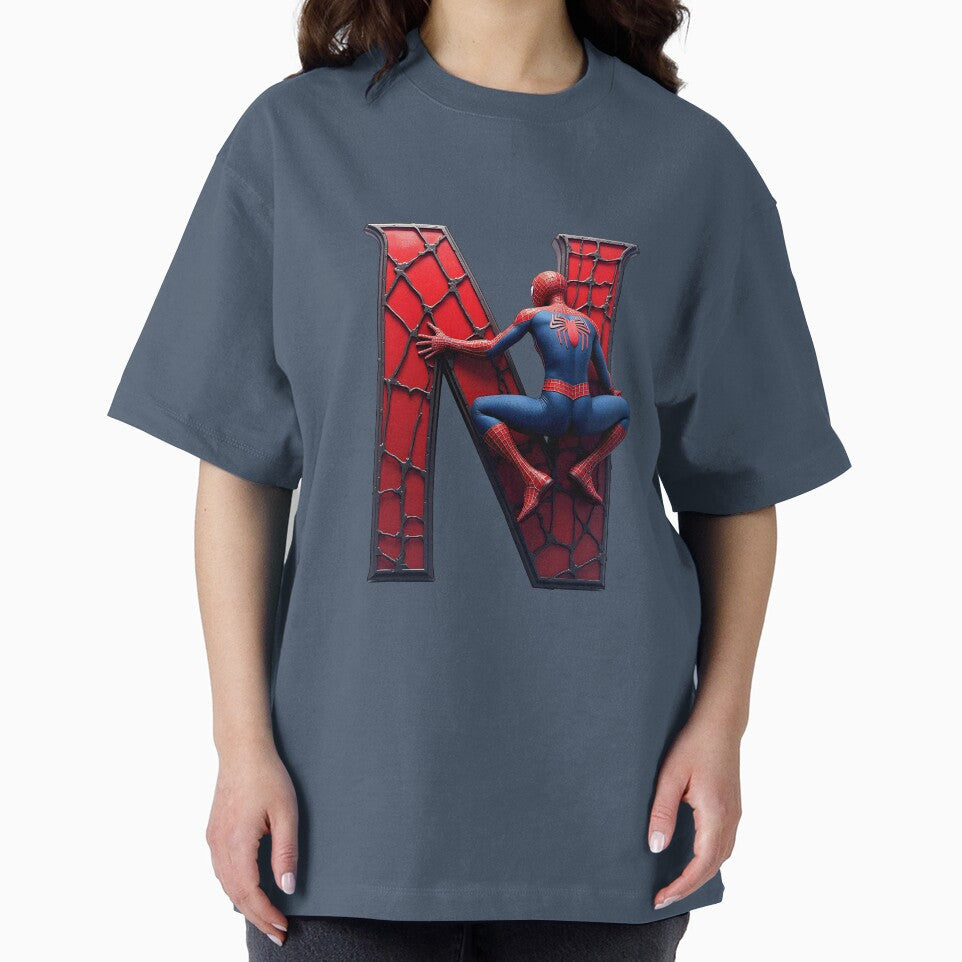 Spiderman Monogram Letter N