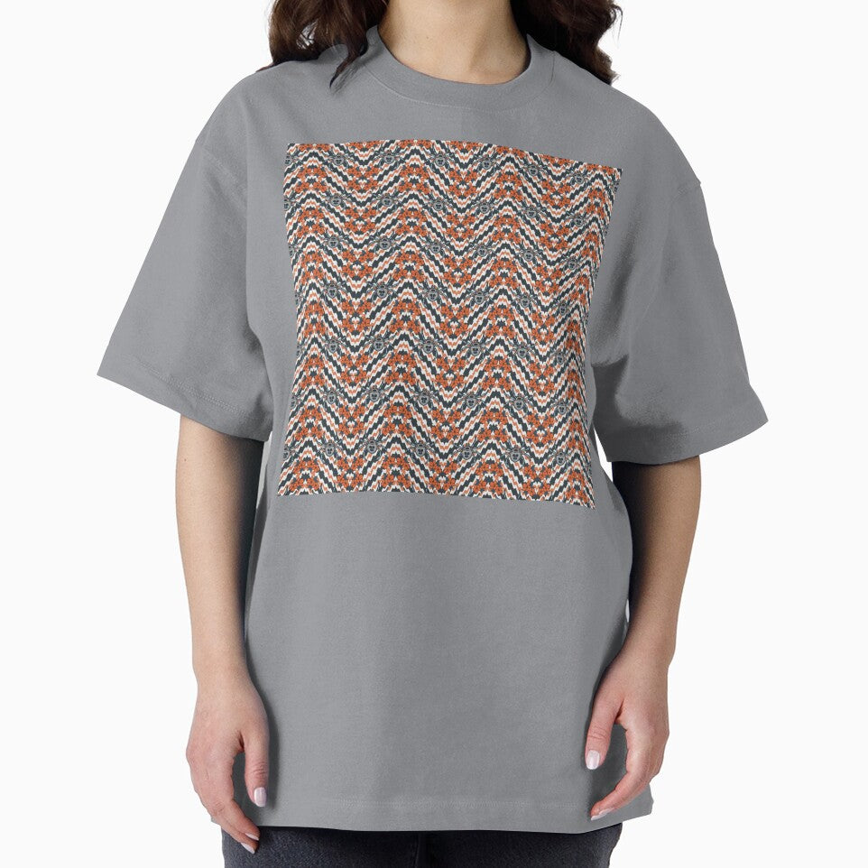 Spider pattern 32s Chiffon Top
