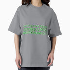 "With Great Power Comes Great Responsibilty" Inspirational Quote Green Triangular Mosaic Design