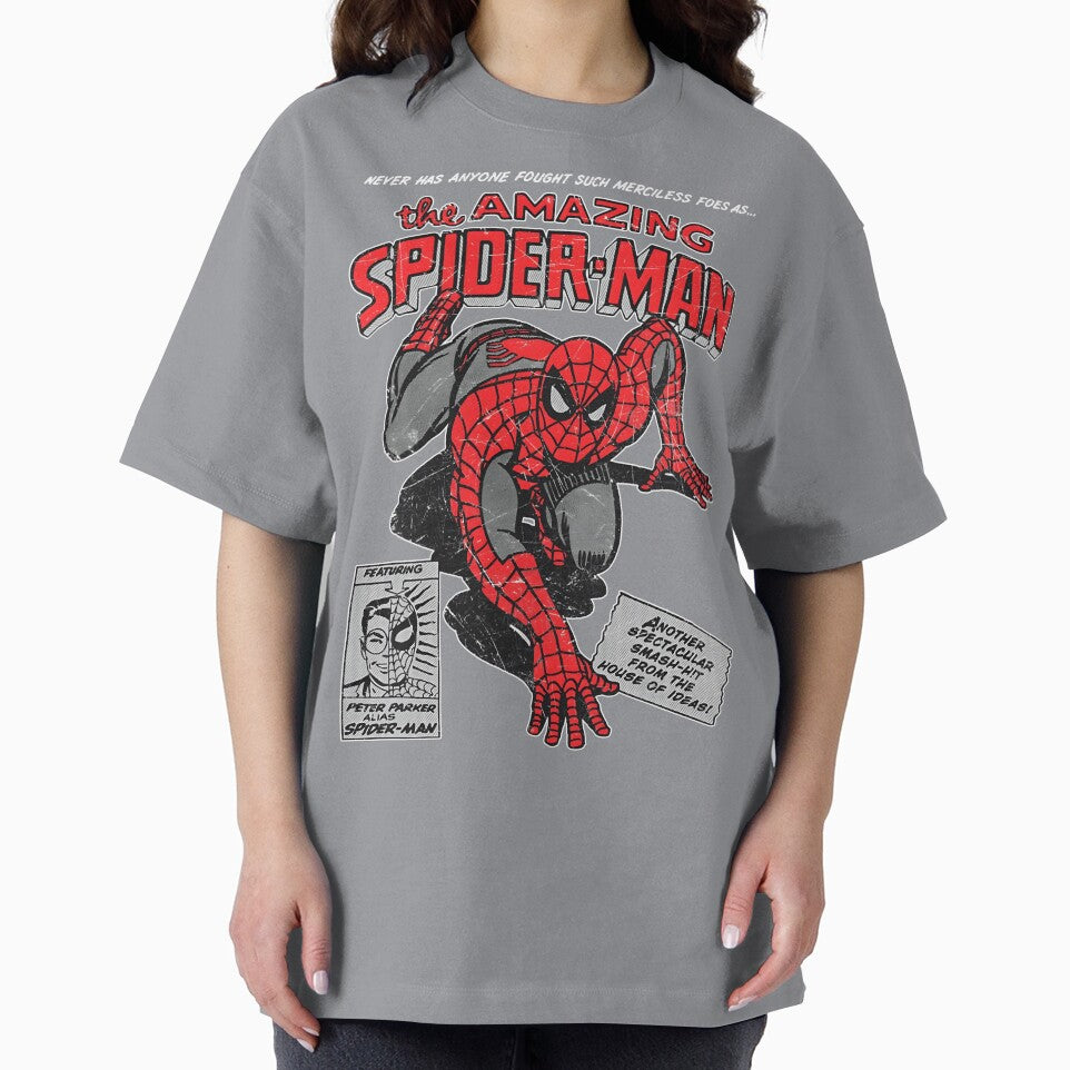 Amazing Web Hero Vintage Comic Style Action Superhero Retro Classic T Shirt