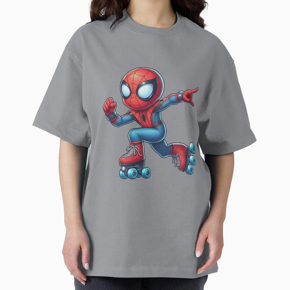 Spider-Man Roller Skating Fun Retro Aesthetic