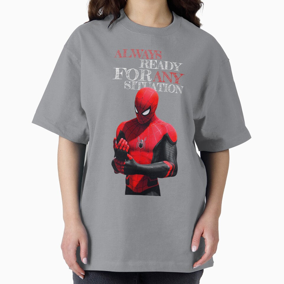 Always Ready For Any Situation Superhero Spider Action graphic Sticker