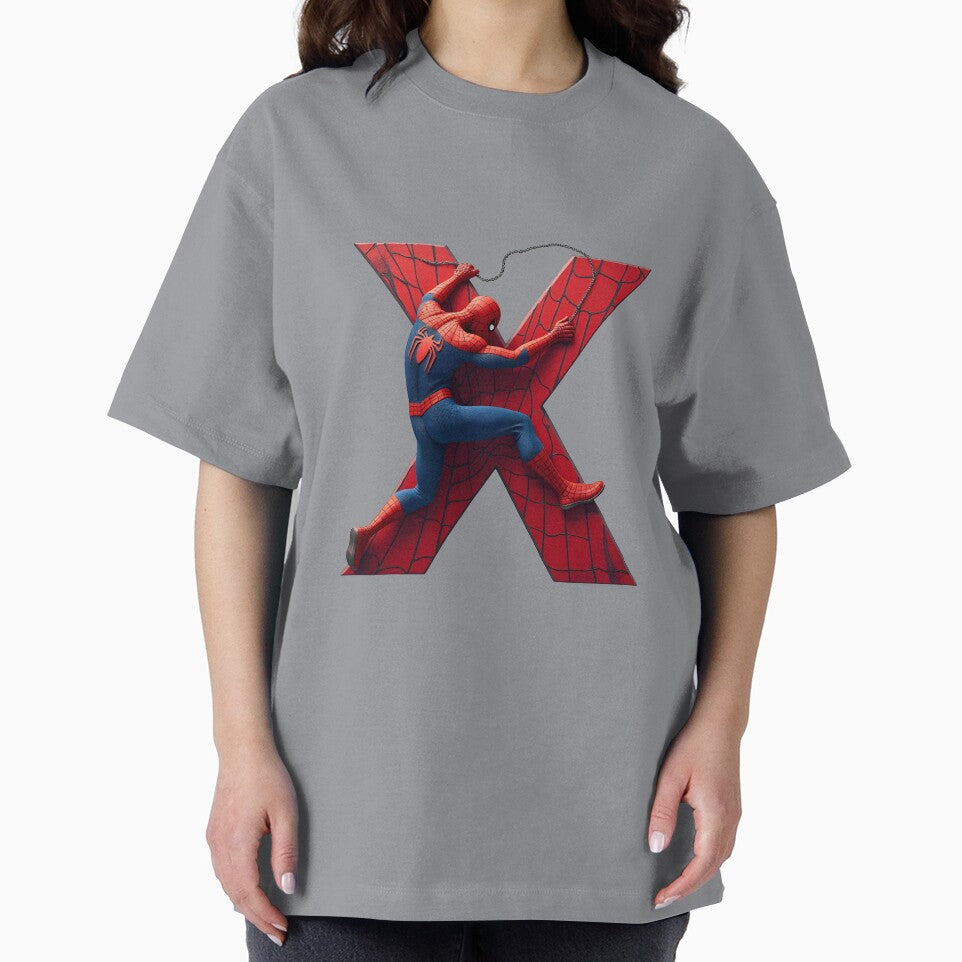 Spiderman Monogram Letter X