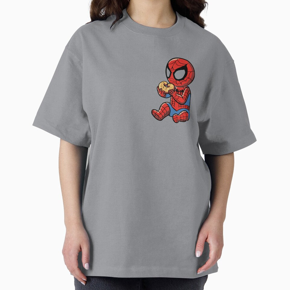 Baby Spider Bagel Break - Trendy Hilarious Comic Spider Art Eating Food Meme Cartoon Costume