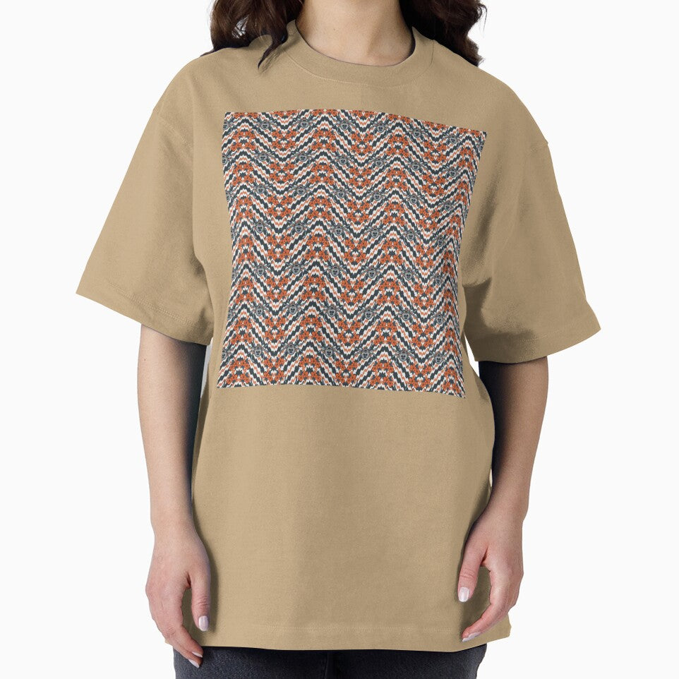 Spider pattern 32s Chiffon Top