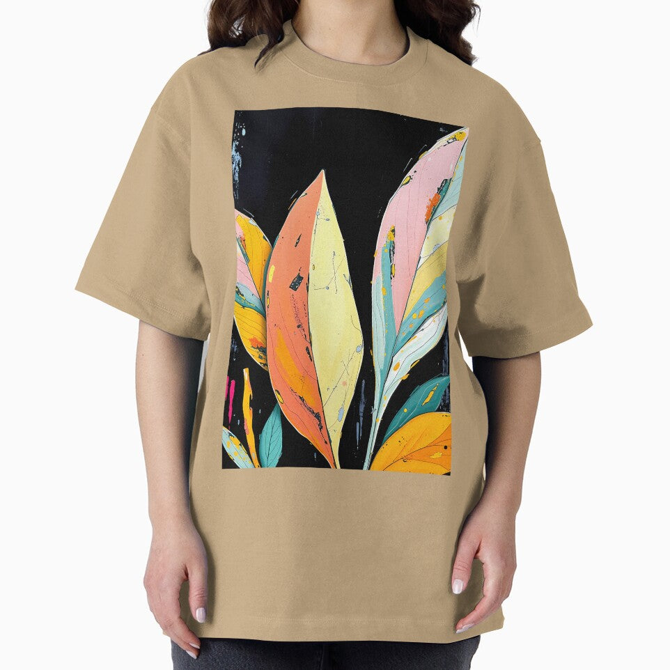 Painterly Leaf Duet