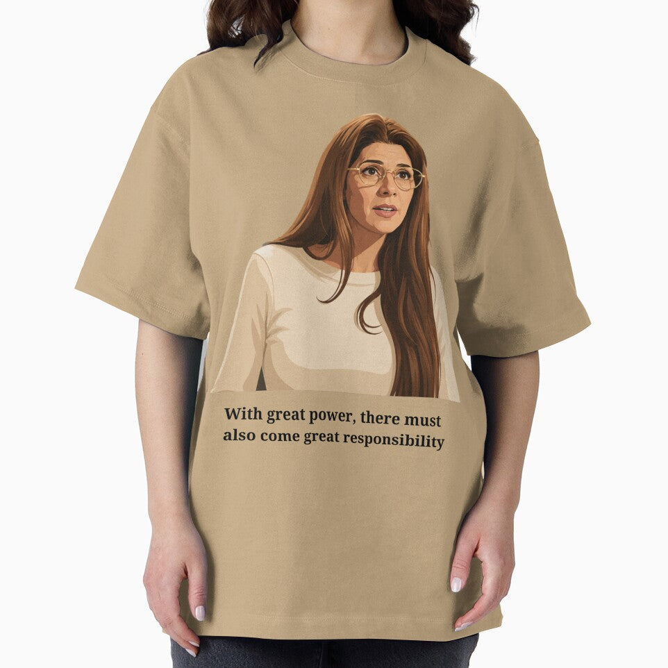 Aunt May spiderman inspired vector art | Inspirational Responsibility Typography | Comic Inspired Design