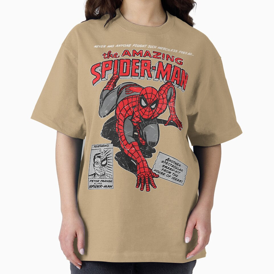 Amazing Web Hero Vintage Comic Style Action Superhero Retro