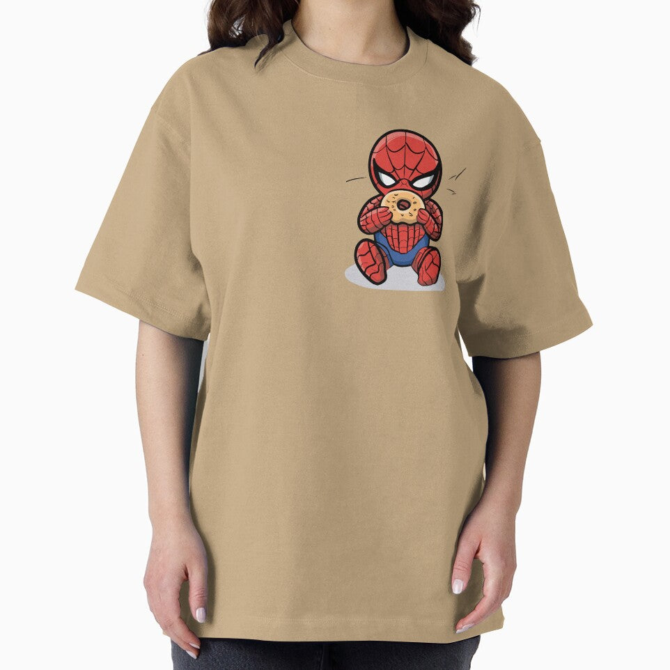 Baby Spider Bagel Break - Trendy Hilarious Comic Spider Art Eating Food Meme Cartoon Costume