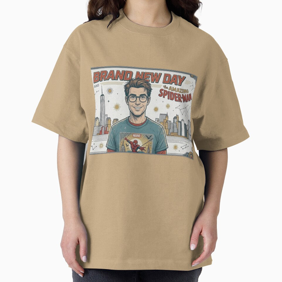 Spider-Man Brand New day Peter Parker Aesthetic Graphic Tee