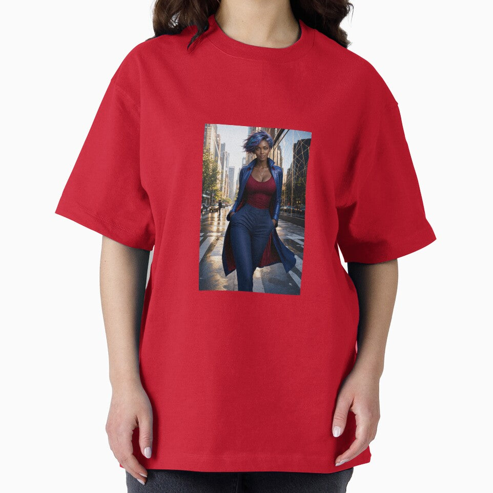 Woman in Blue Coat Spiderman Brand New Day