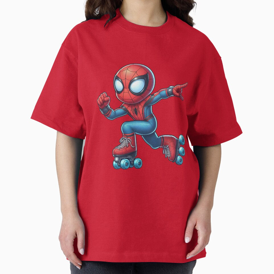 Spider-Man Roller Skating Fun Retro Aesthetic