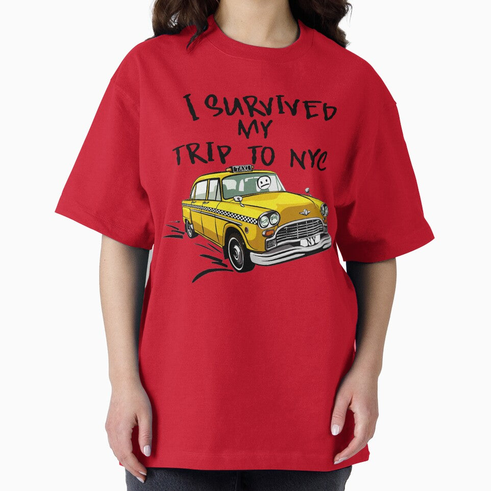 I Survived My Trip To NYC, New York City Spider Tom Yellow Taxi Meme Gift Funny, Vintage Style Gamer Cult Movie Music