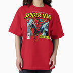 Vintage Rooftop Web Hero Comic Panel Graphic T-Shirt