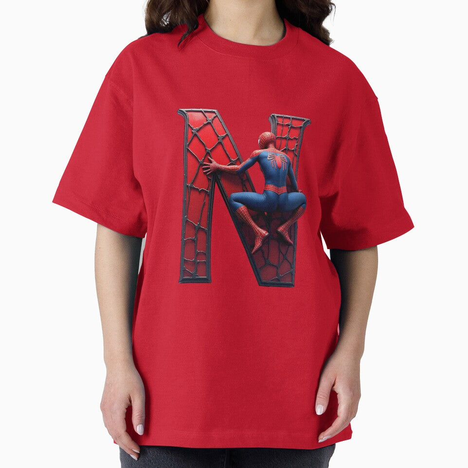 Spiderman Monogram Letter N