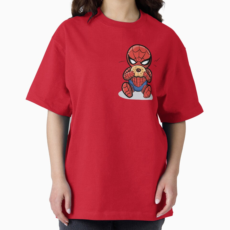 Baby Spider Bagel Break - Trendy Hilarious Comic Spider Art Eating Food Meme Cartoon Costume
