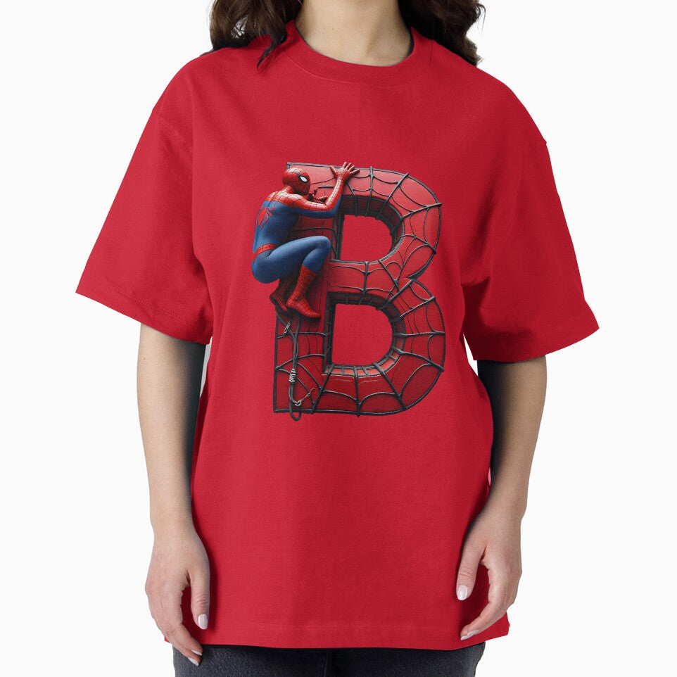 Spiderman Monogram Letter B