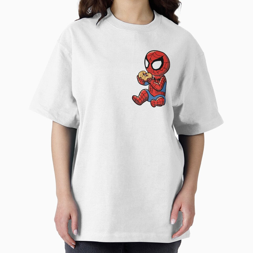 Baby Spider Bagel Break - Trendy Hilarious Comic Spider Art Eating Food Meme Cartoon Costume