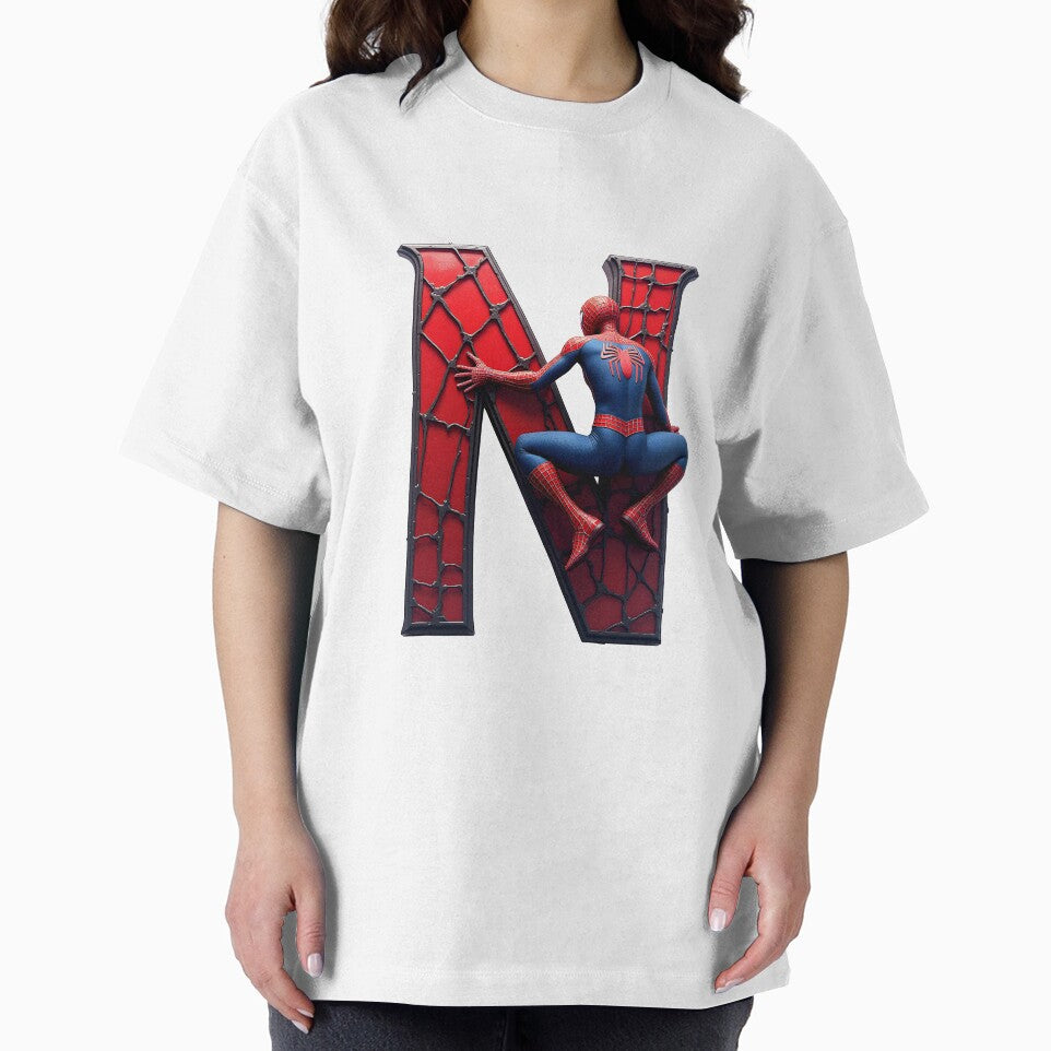 Spiderman Monogram Letter N