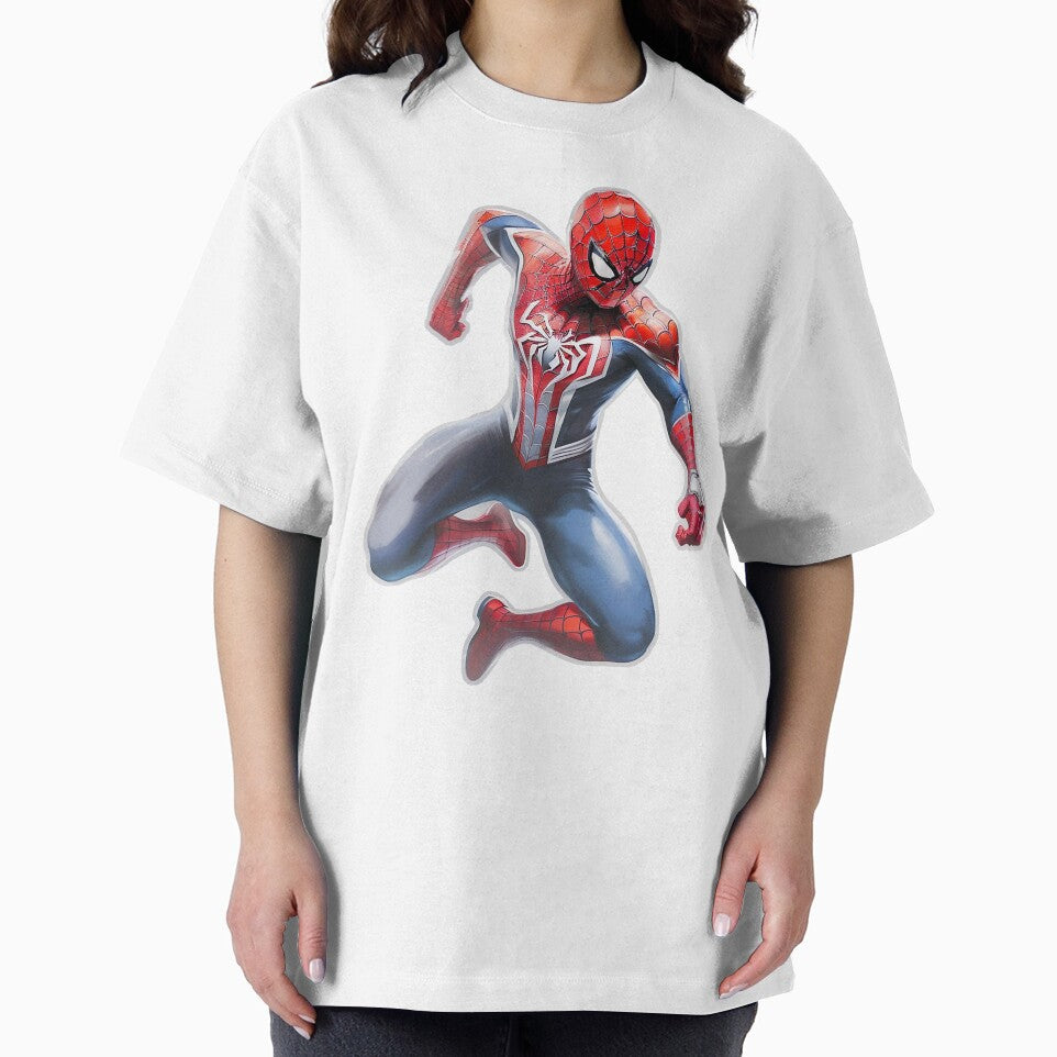 Spidey Jump Blue Background