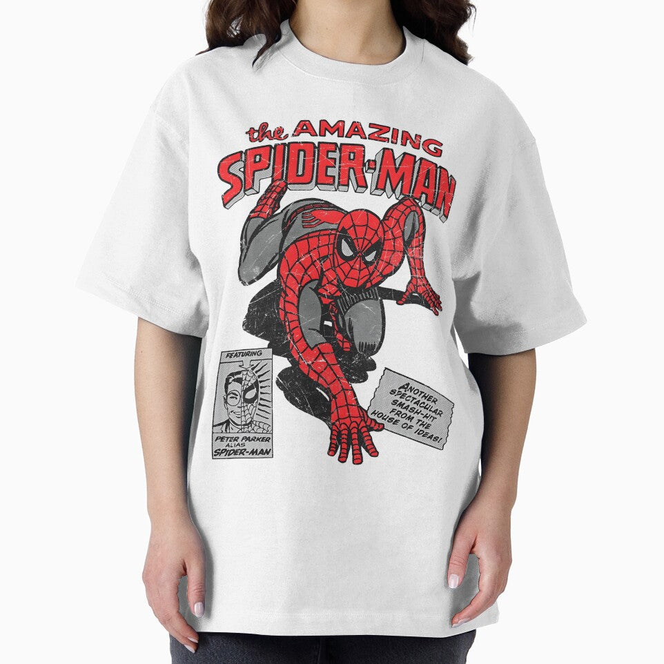 Amazing Web Hero Vintage Comic Style Action Superhero Retro Classic T Shirt